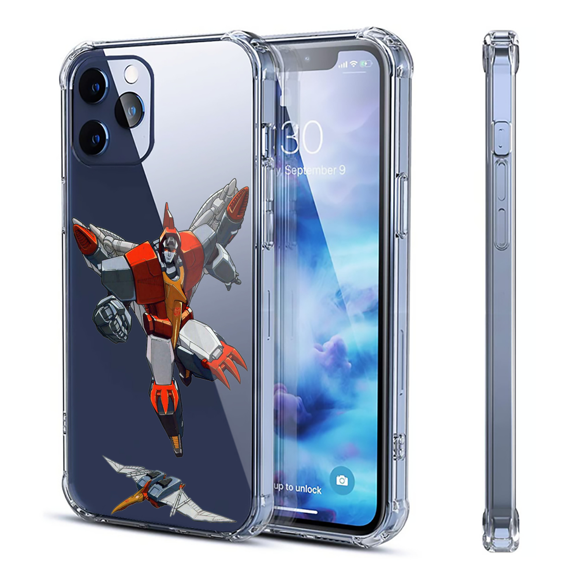 （画像用）  【iPhone 12シリーズ対応】透明スマホケース（クリアソフトケース）